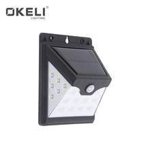 OKELI New Waterproof Rader Motion Sensor Security Yard Outdoor Indoor 22 Led Solar Garden Lamp